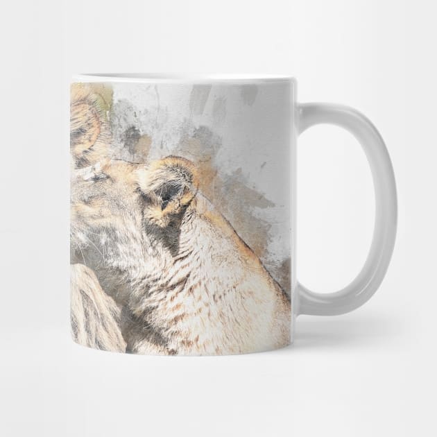 Lioness Lion Animal Wild Africa Jungle Safari Couple Wildlife by Cubebox